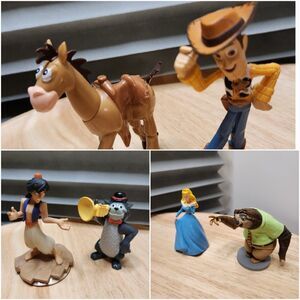 Disney Toy Lot – Small Knick Knacks – Toy Story, Aladdin, Infinity Figures